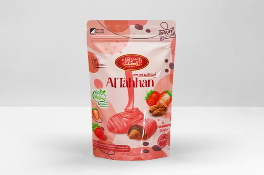 Dates With Almond Strawberry Chocolate Covered 100 GM